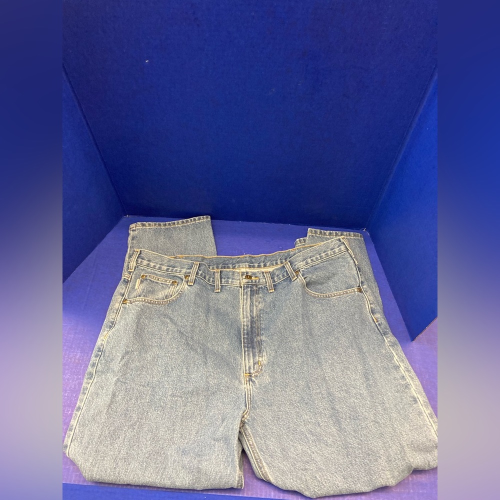 Men’s Carhartt Jeans 44 x 30 blue Denim work pants